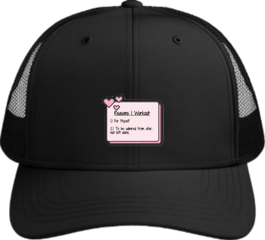 workout gym pilates Baseball cap Black 20