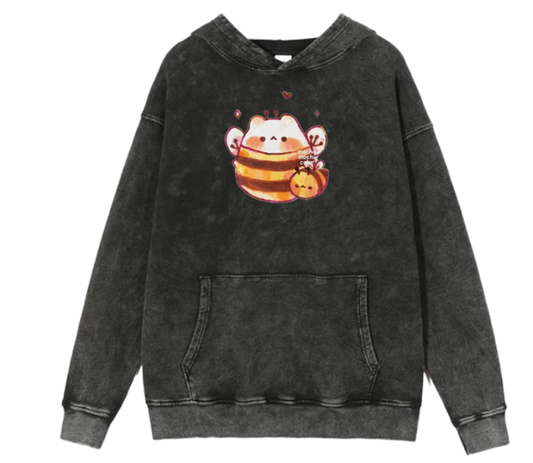 bunny Oversize Hoodie Washed 20