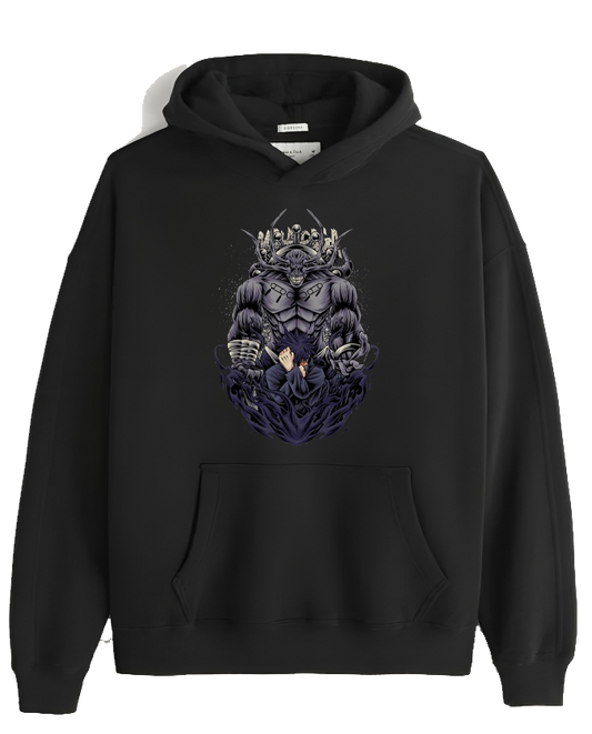 jujutsu kaisen GOJO Oversize  Hoodie Black 20