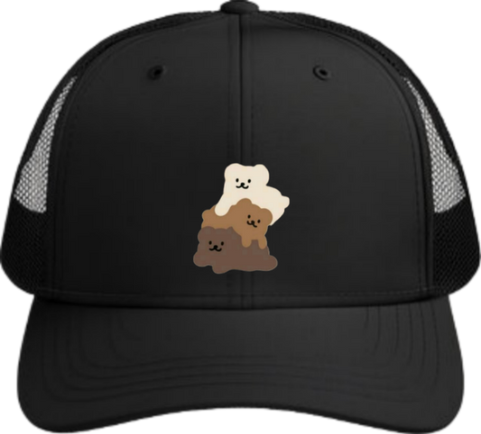 bear Baseball cap Black 20