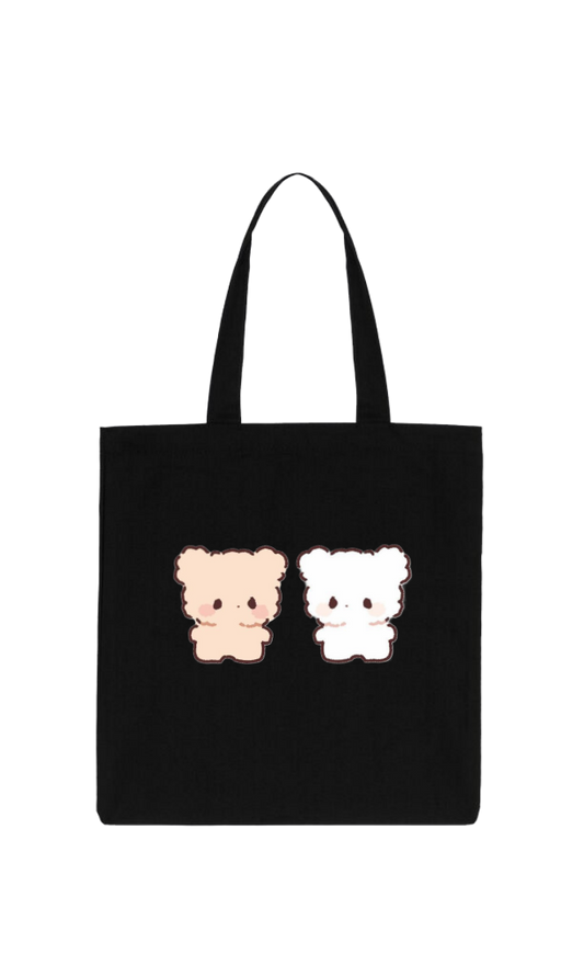 bear tote bag Black 20