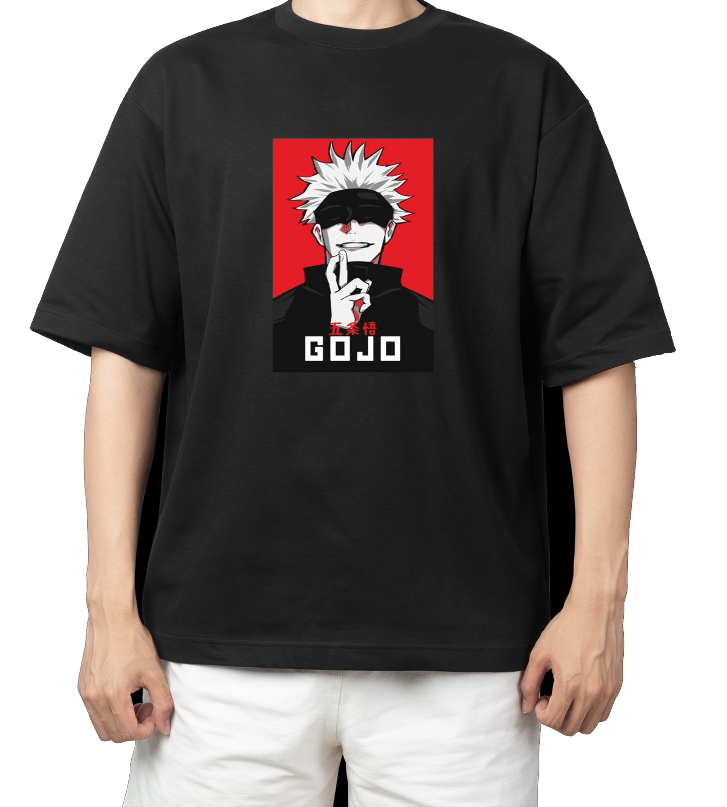 tjujutsu kaisen GOJO Oversize t- shirt Black 20