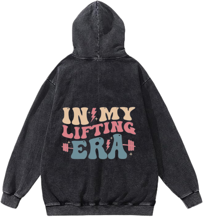 workout gym pilates Oversize Hoodie Washed Back 20
