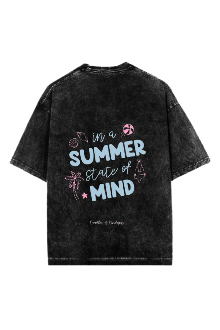 Summer Vibes One Size t- shirt Washed Back 20