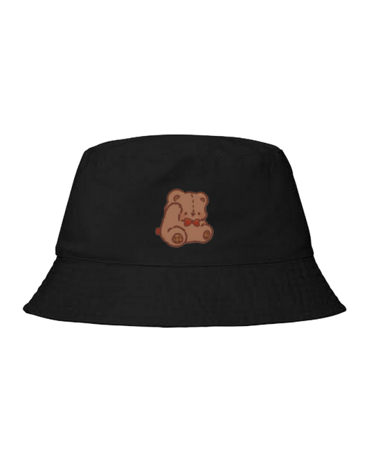 bear Bucket hat Fishman hat cap Black 20