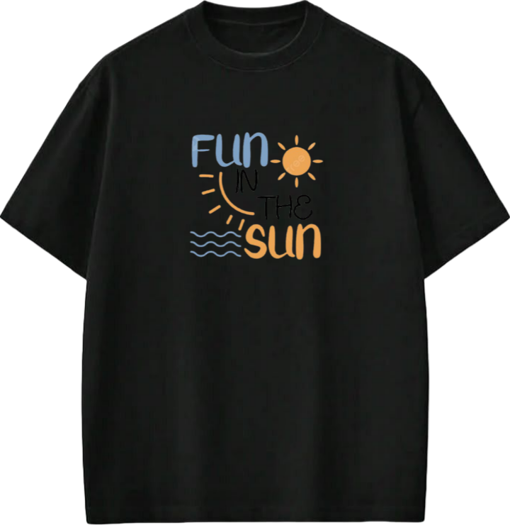 Summer Vibes t- shirt Black Back 17