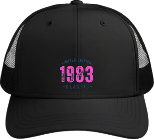 age Baseball cap Black 1983