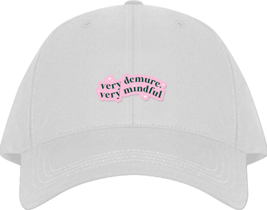 very demure, very mindful Baseball cap White 214