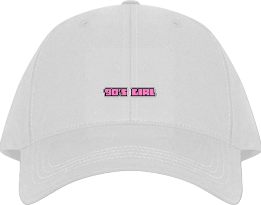 90'S GIRL Baseball cap White 217