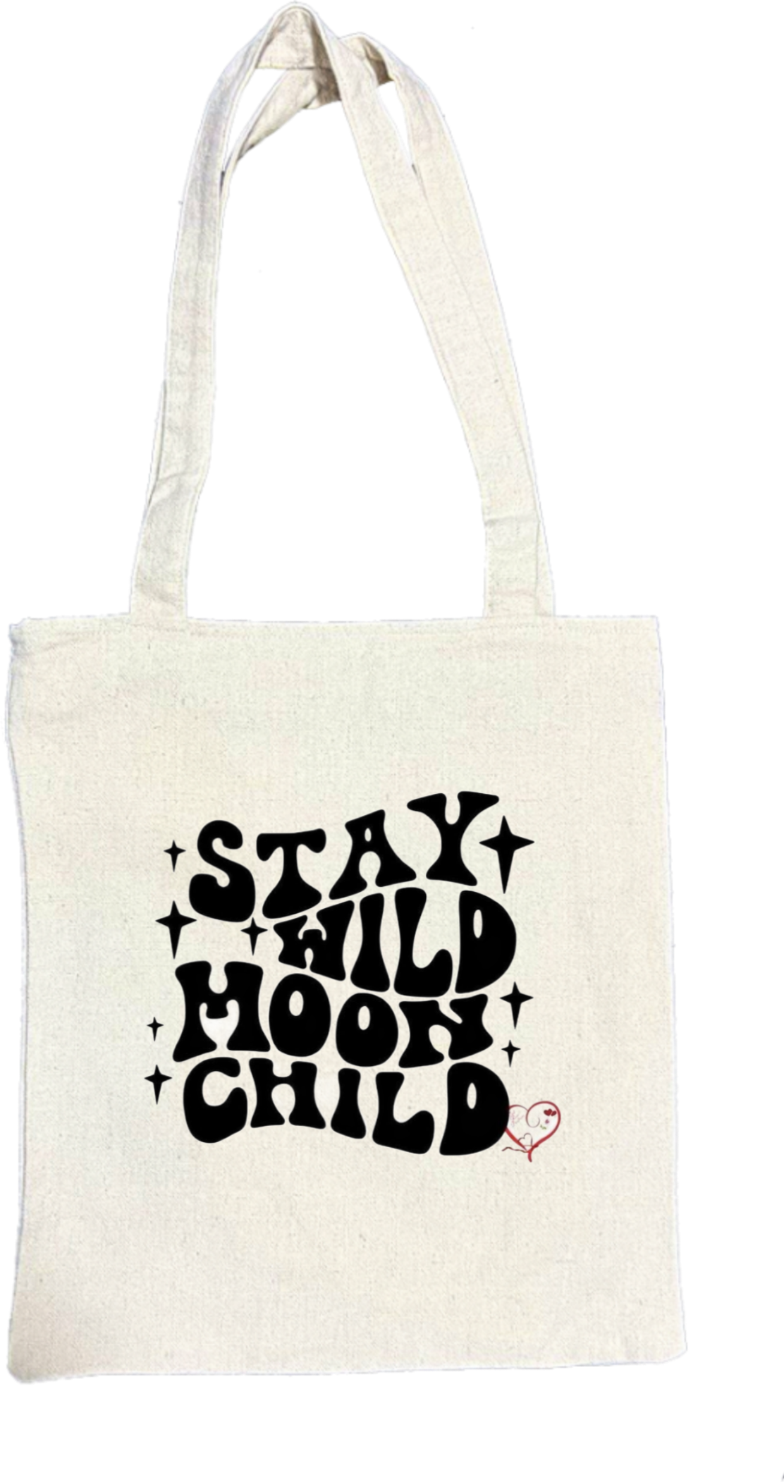 STAY WILD MOON CHILD + tote bag beige 111