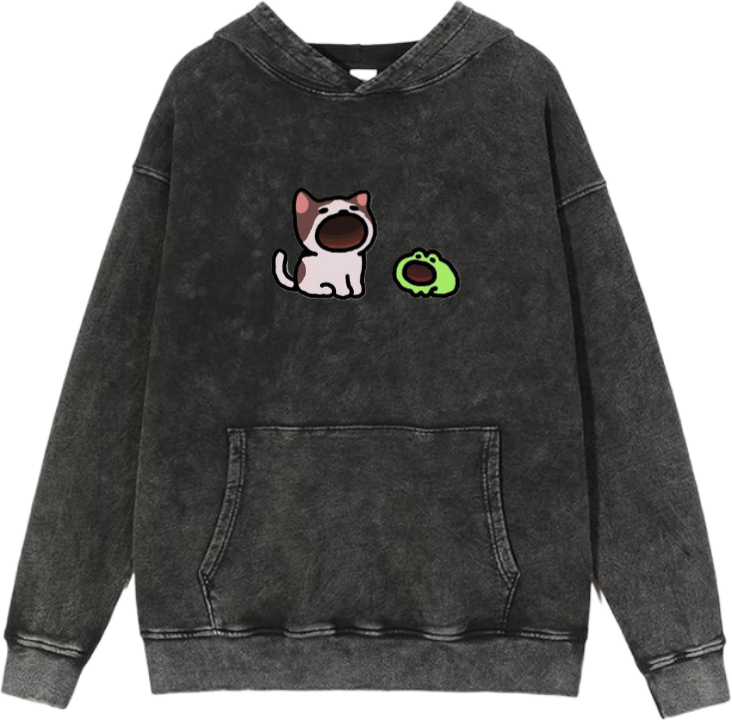 Frog Oversize Hoodie Washed 21