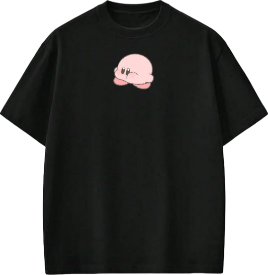 Cute Kirby Anime Graphic T-Shirt, Y2K Aesthetic Kawaii Gaming Tee, Casual Oversized Short Sleeve Top for Wome 21
