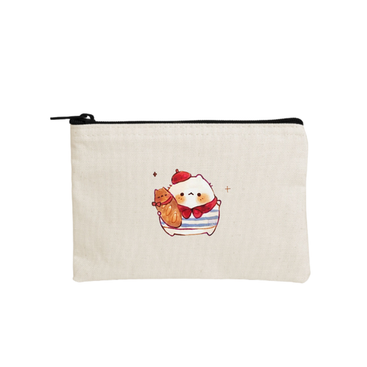 bunny wallet pencil case Beige 21