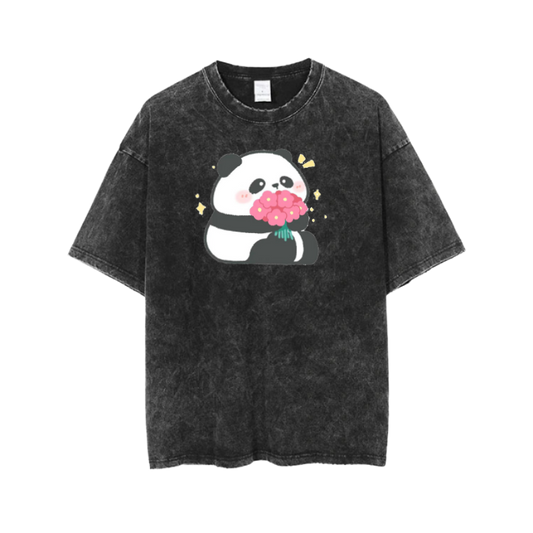 PANDA One Size t- shirt Washed 21