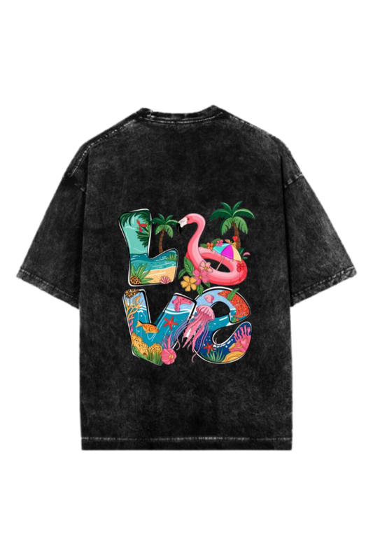 Summer Vibes One Size t- shirt Washed Back 21