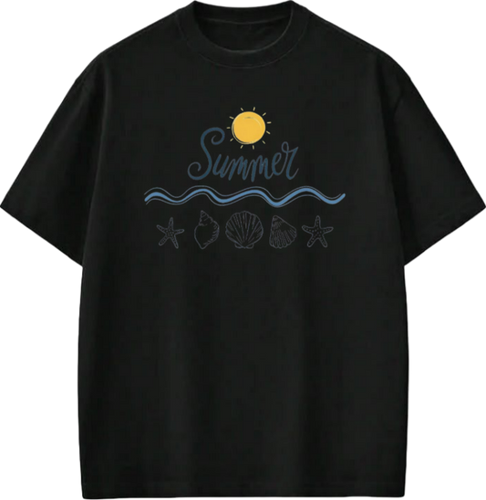 Summer Vibes t- shirt Black Back 19