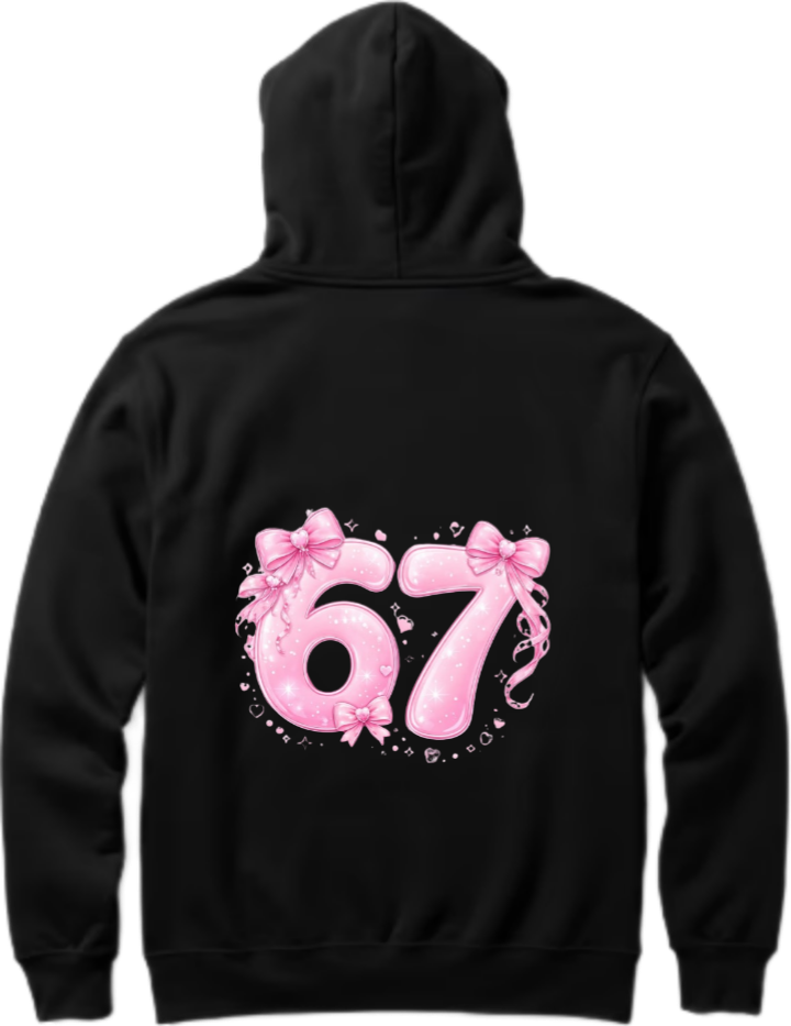 designs 67 Oversize Hoodie Black Back 21