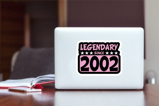 age Laptop Sticker 2002
