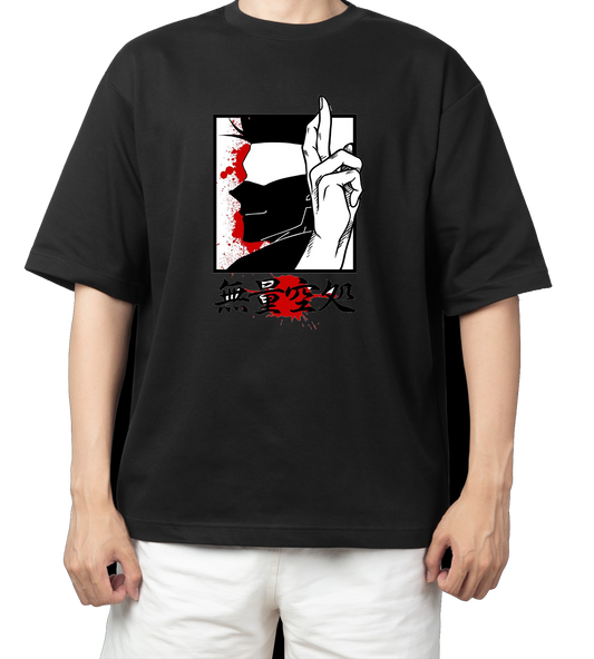 tjujutsu kaisen GOJO Oversize t- shirt Black 21