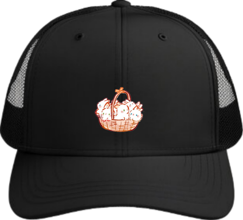bunny Baseball cap Black 21