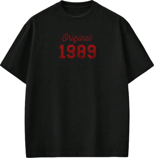 age t- shirt Black  1989