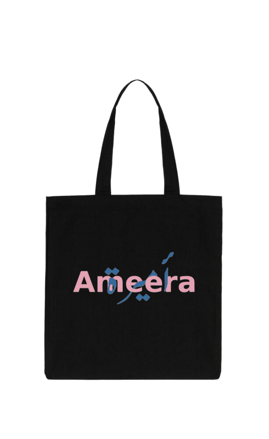 names tote bag Black Ameera 21