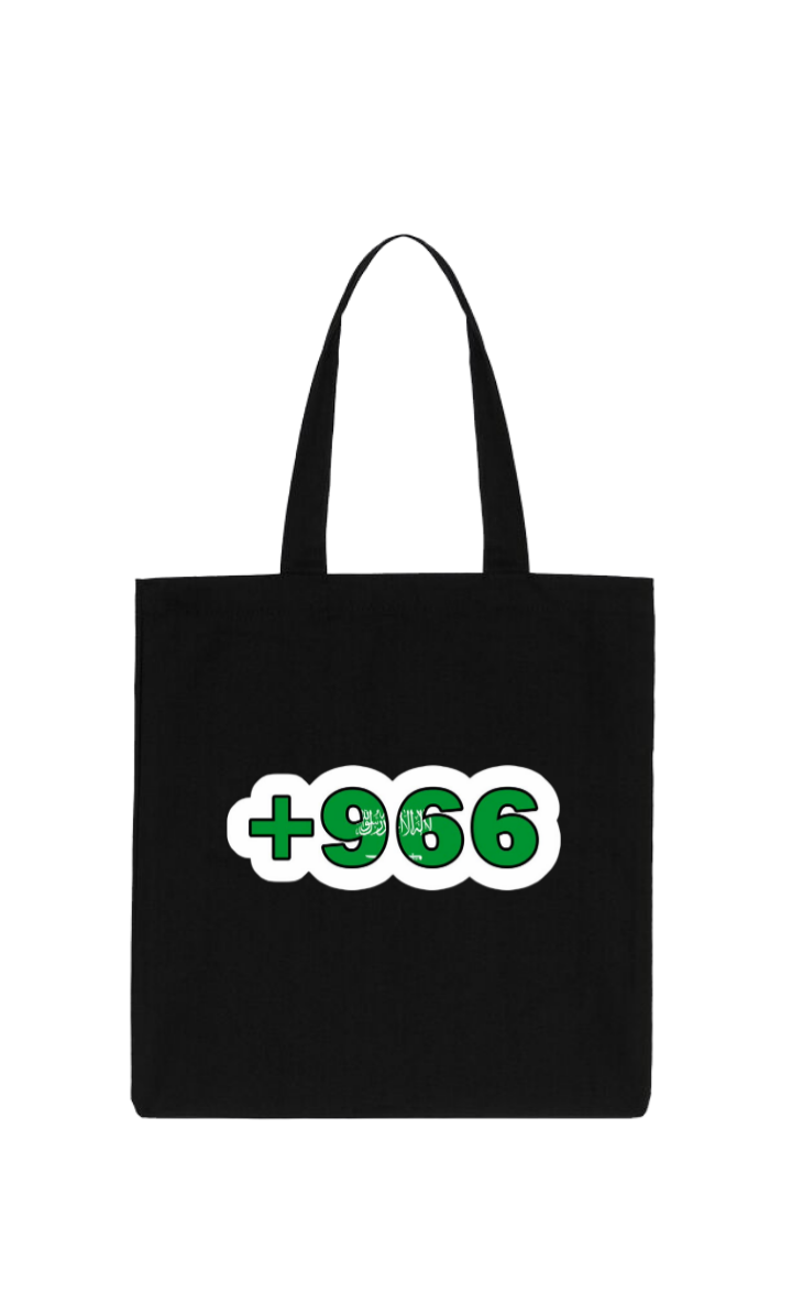 SaudIa Arabia saudi tote bag Black 21