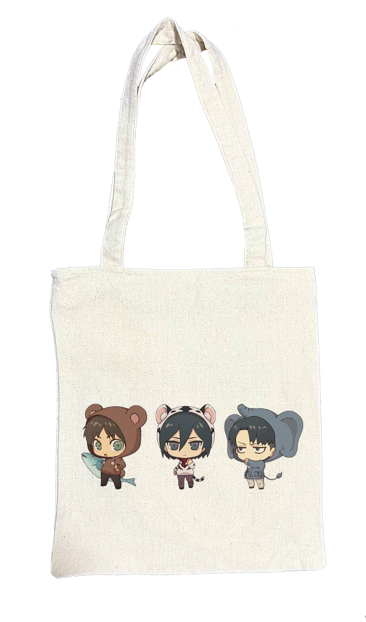Anime Attack on titan shingeki no kyojin Aot biege tote bag 20