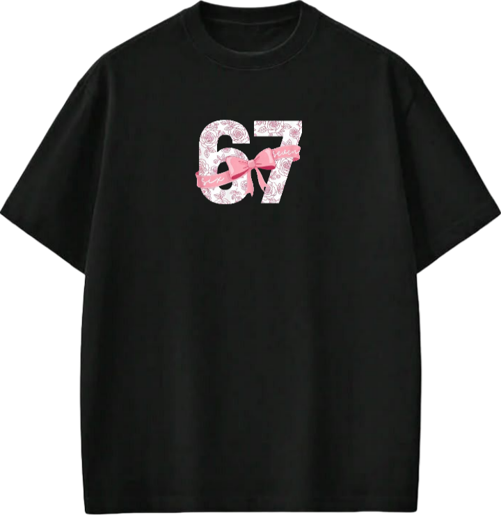 67 designs One Size t- shirt Black 21