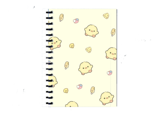 Notebook Cute cartoon chick and sweets 21