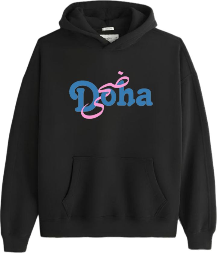 names One Size hoodie Black Doha 21