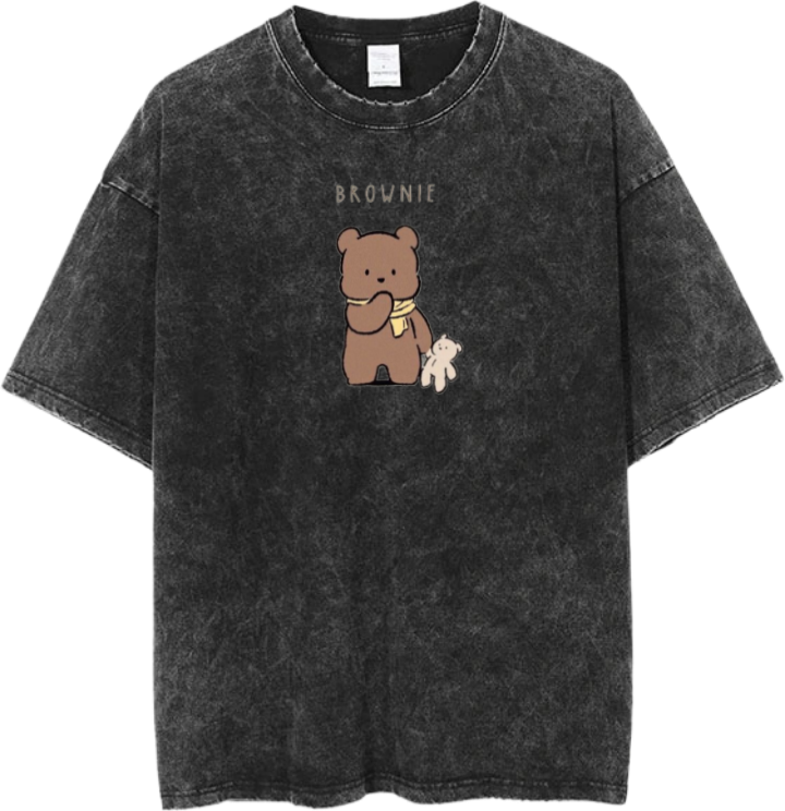 bear t- shirt Washed 21