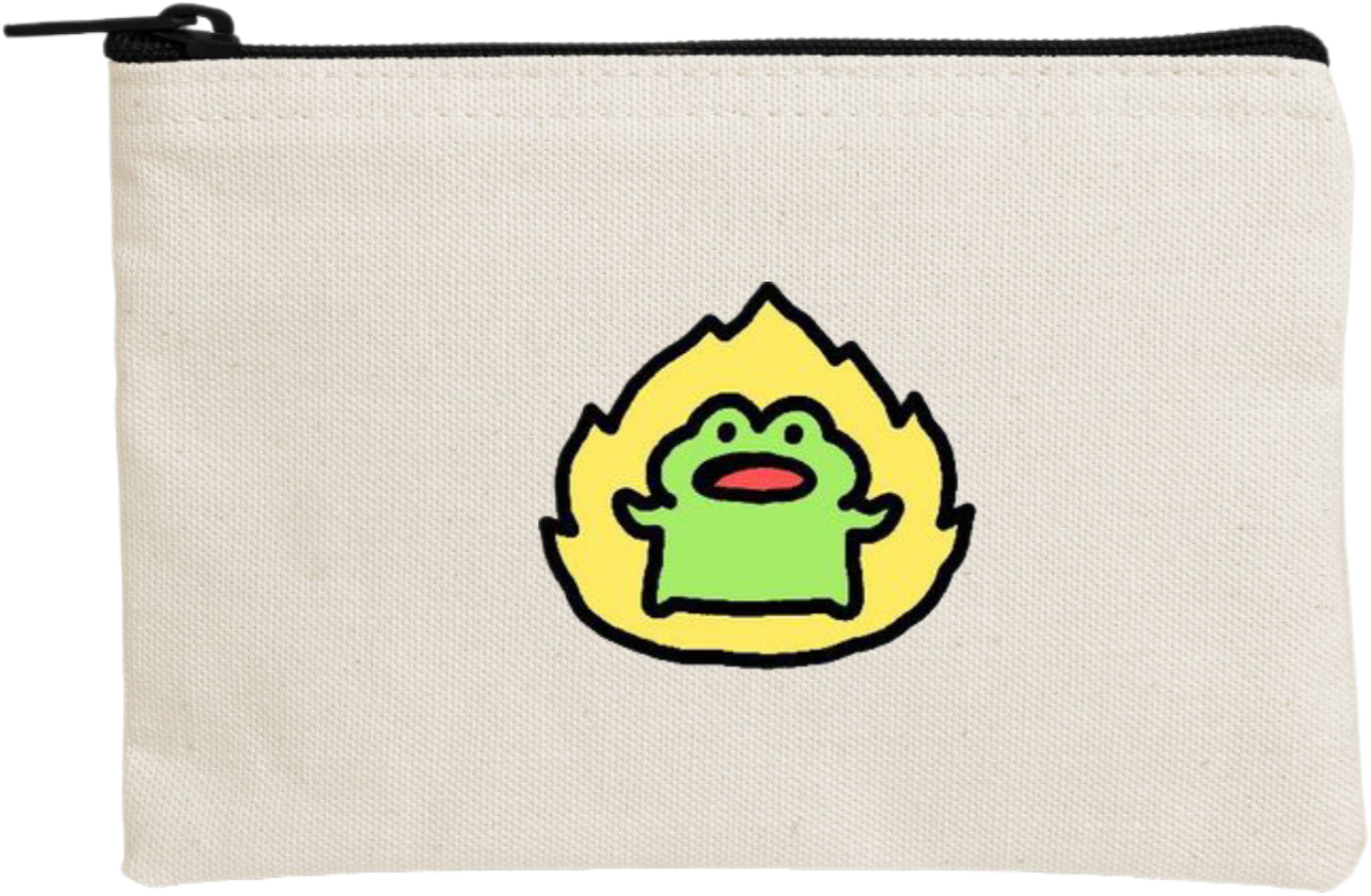 Frog wallet pencil case Beige 21