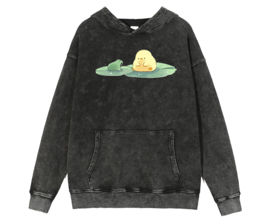 duck Oversize Hoodie Washed 21
