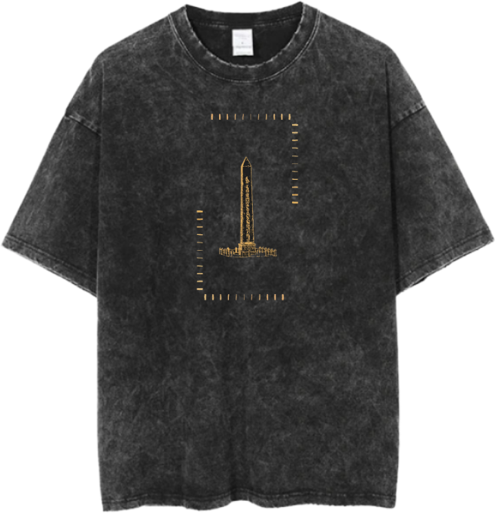 Egypt t- shirt Over Size Washed 21