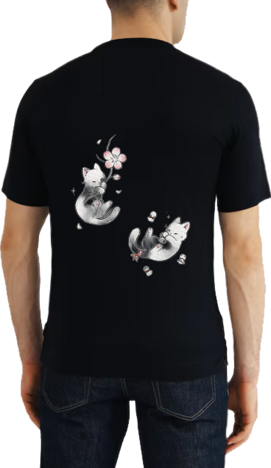 Kawaii t- shirt One Size Black back 21