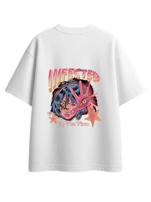aliens One Size t- shirt White Back 21