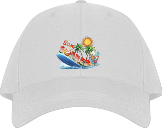 Summer Vibes Baseball cap White 21