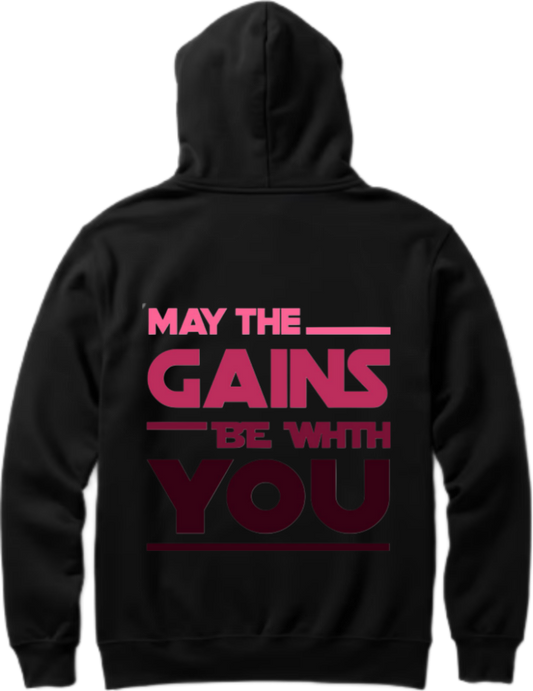 workout gym pilates Oversize Hoodie Black Back 21