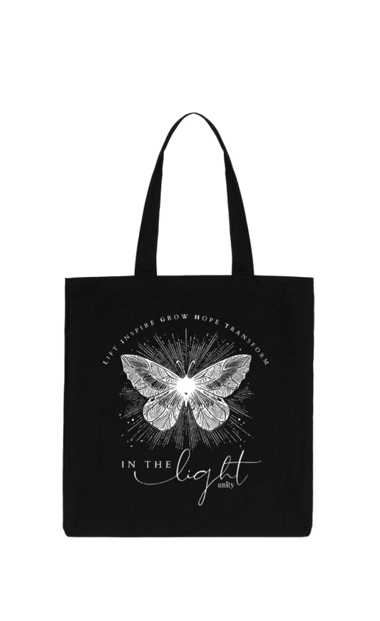 butterflies tote bag Black 21