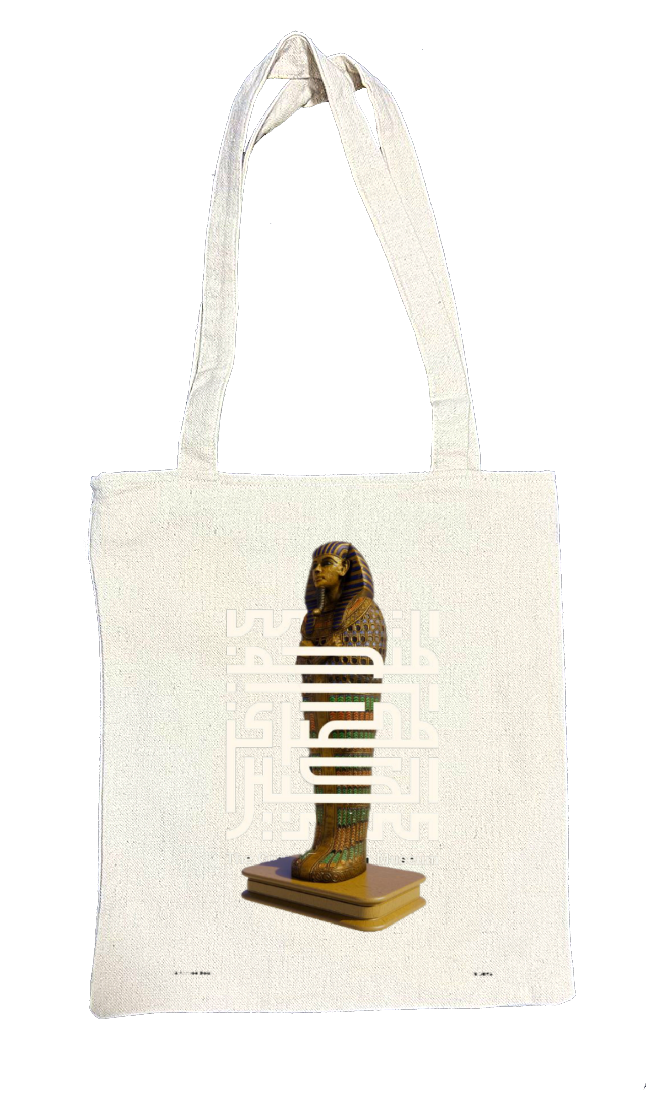 Egypt tote bag beige 21