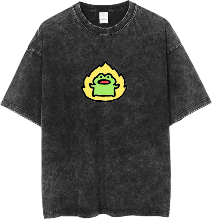 Frog One Size t- shirt Washed 21