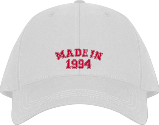 age Baseball cap White 1994