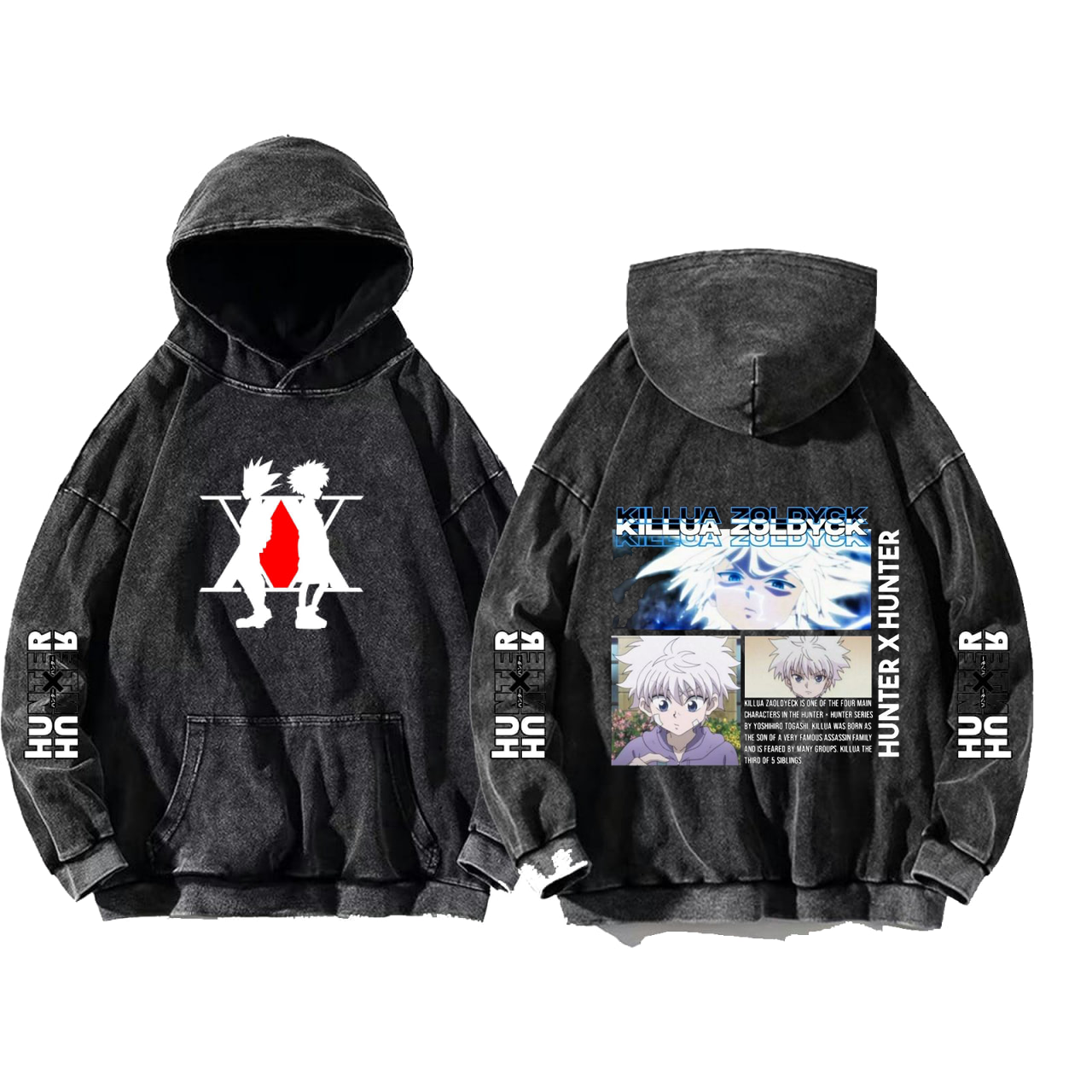 Hunter × Hunter One Size hoodie Washed Back 21