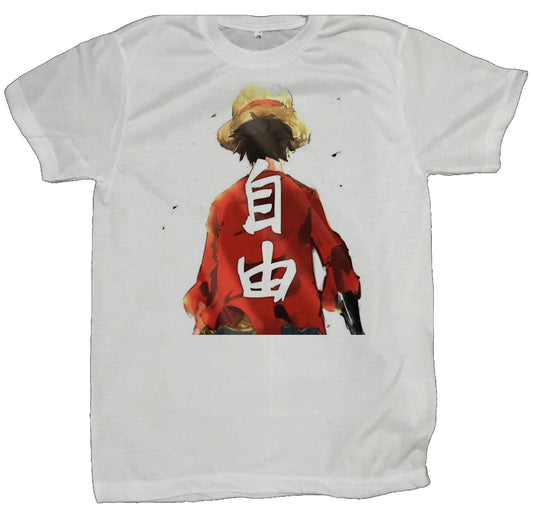 one piece t- shirt fat White 21