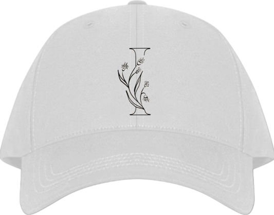 vector letter Baseball cap white L 21