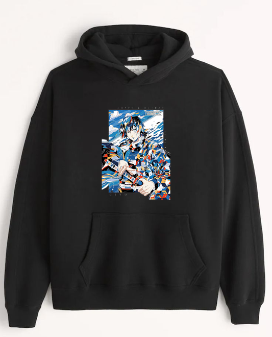 Anime Demon slayer nezuko tanjiro Oversize Hoodie Black 21