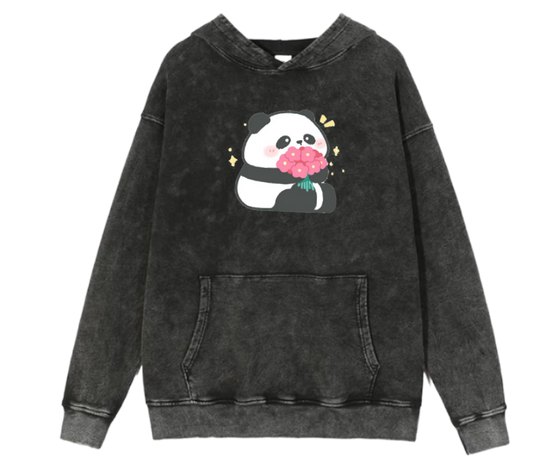 PANDA Oversize Hoodie Washed 21