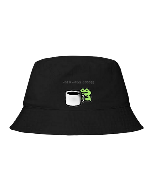 Frog Bucket hat Fishman hat cap Black 21
