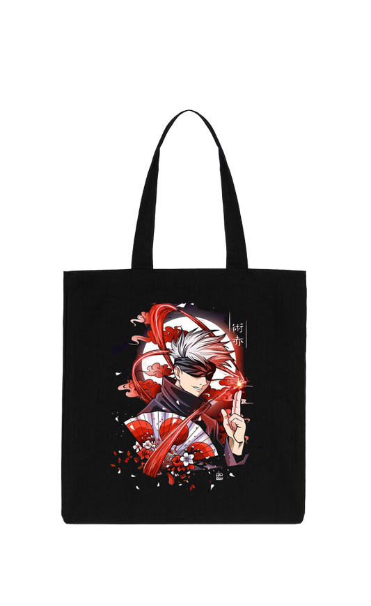 jujutsu kaisen GOJO  tote bag Black 21